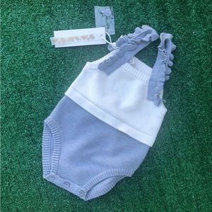 Cozy knit one piece for babies